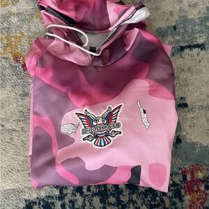 Diplomats Pink cammo hoodie XL
